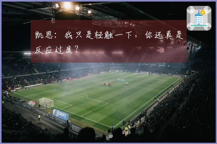 凯恩：我只是轻触一下，你还真是反应过度？